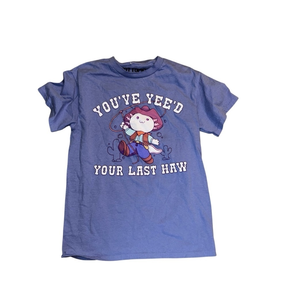 Hot Topic Axolotl Graphic Tee Shirt, Adult Small